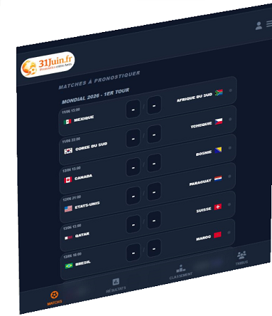 31juin: Pronostics FOOT